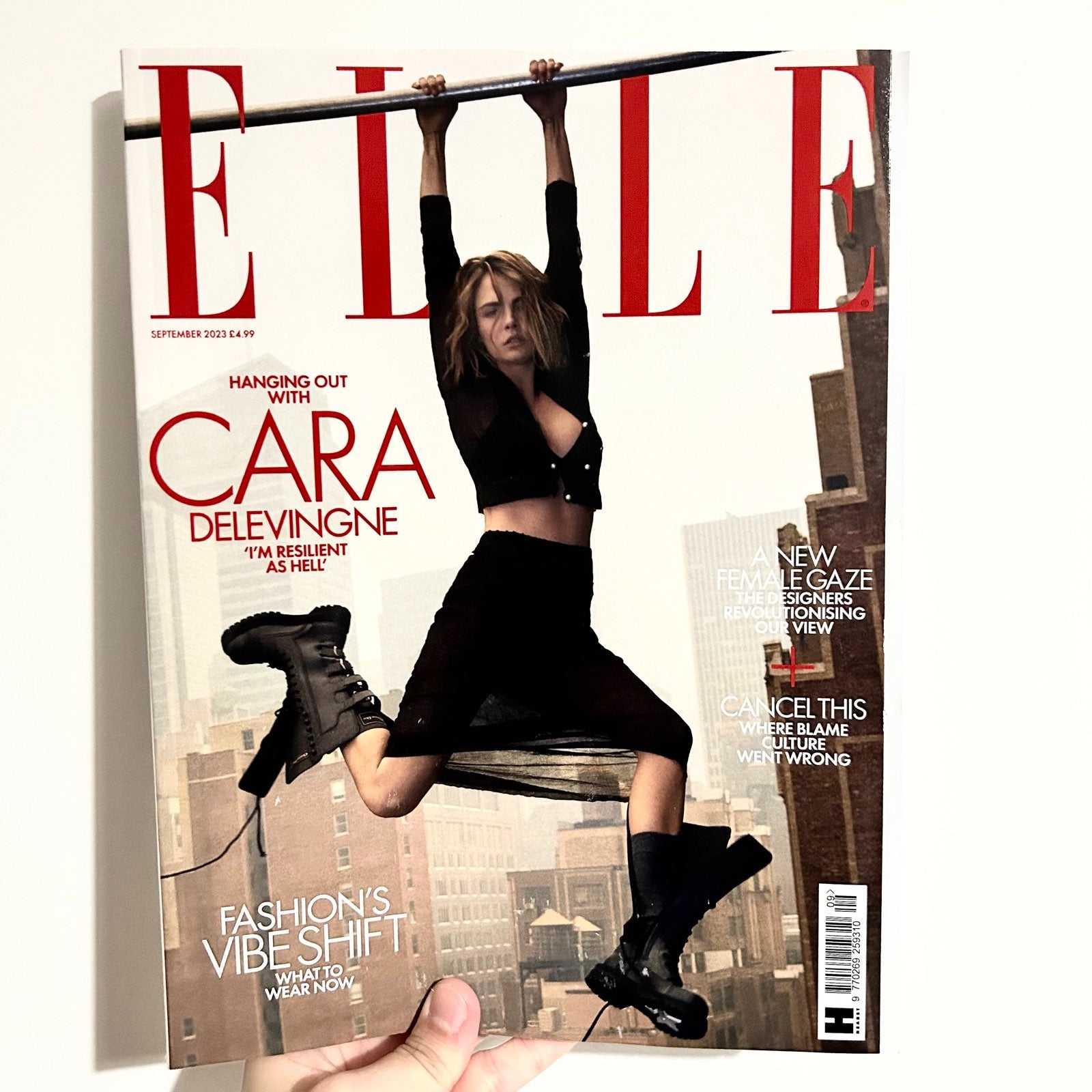 Cara Delevingne British Elle September 2023 Magazine 'I Finally
