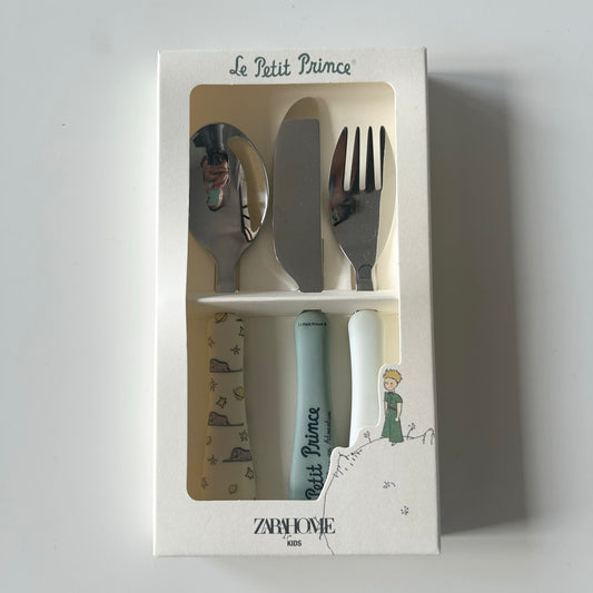 Zara Kids Home The Little Prince 3 Pieces Cutlery Gift for Babies Toddlers 36M+