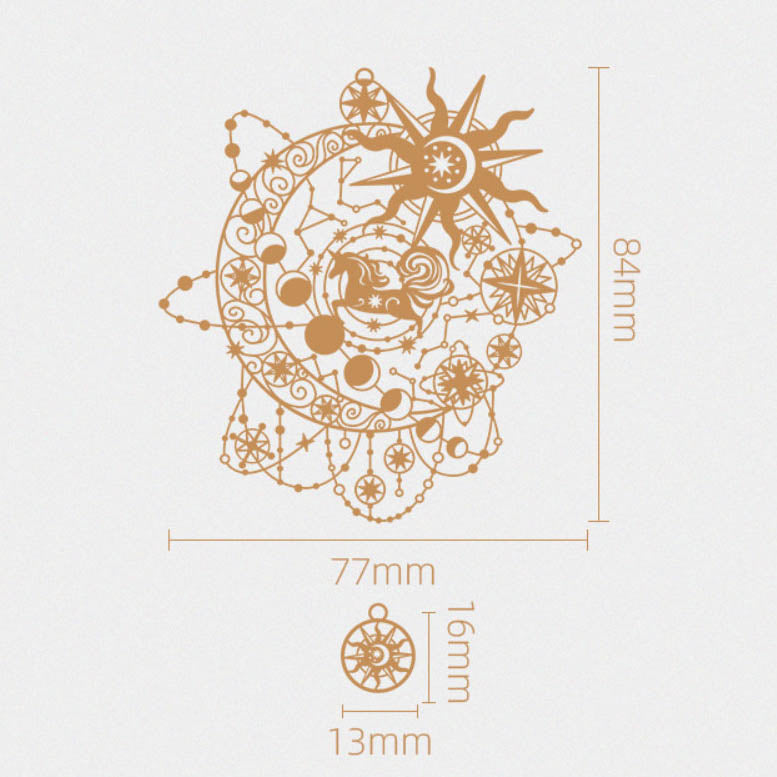 Filigree Metal Bookmark Unicorn in the Universe Gift for Book Lovers (free shipping!) - Music Box Gift Ideas