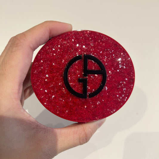 Giorgio Armani Essence-in Foundation My Armani To Go Empty Cushion Case (Crystal) - Music Box Gift Ideas