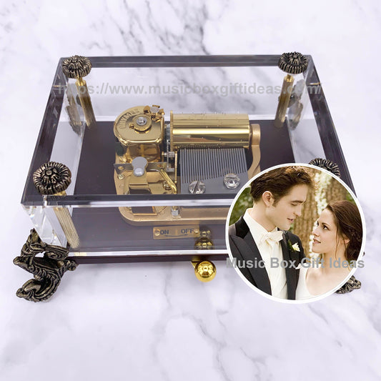 Twilight A Thousand Years from Christina Perri 30-Note Wind-Up Music Box Gift (Crystal) - Music Box Gift Ideas