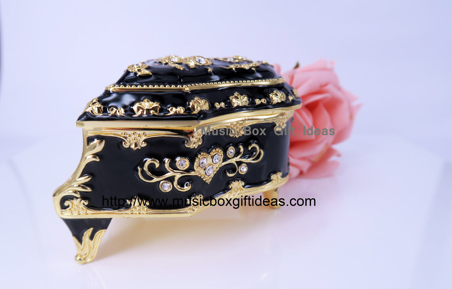 Piano Jewelry Music Box Frozen Let It Go Sankyo 18-Note Clockwork Gift - Music Box Gift Ideas