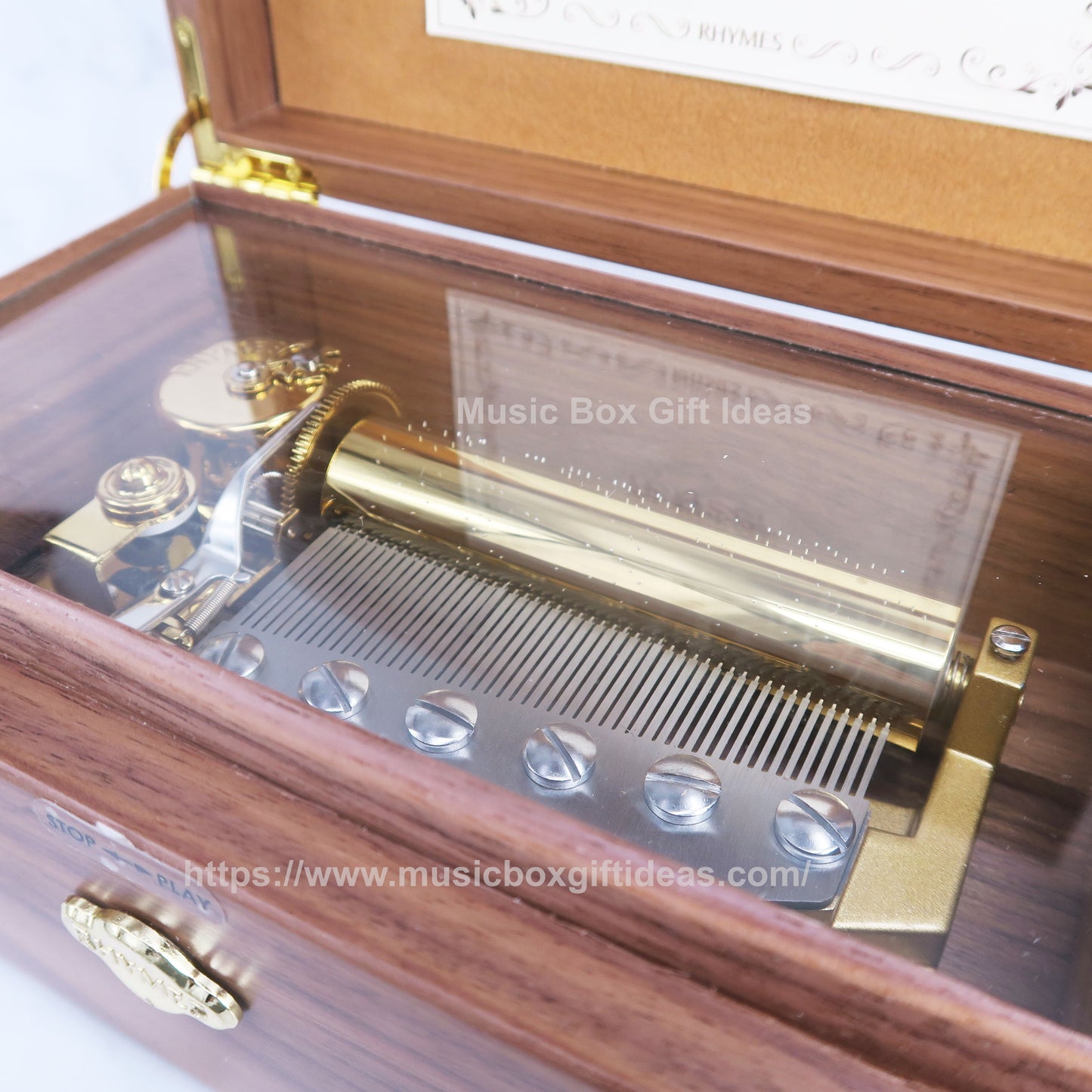 Ed Sheeran Perfect 50-Note Wind-Up Music Box Gift (Wooden) - Music Box Gift Ideas