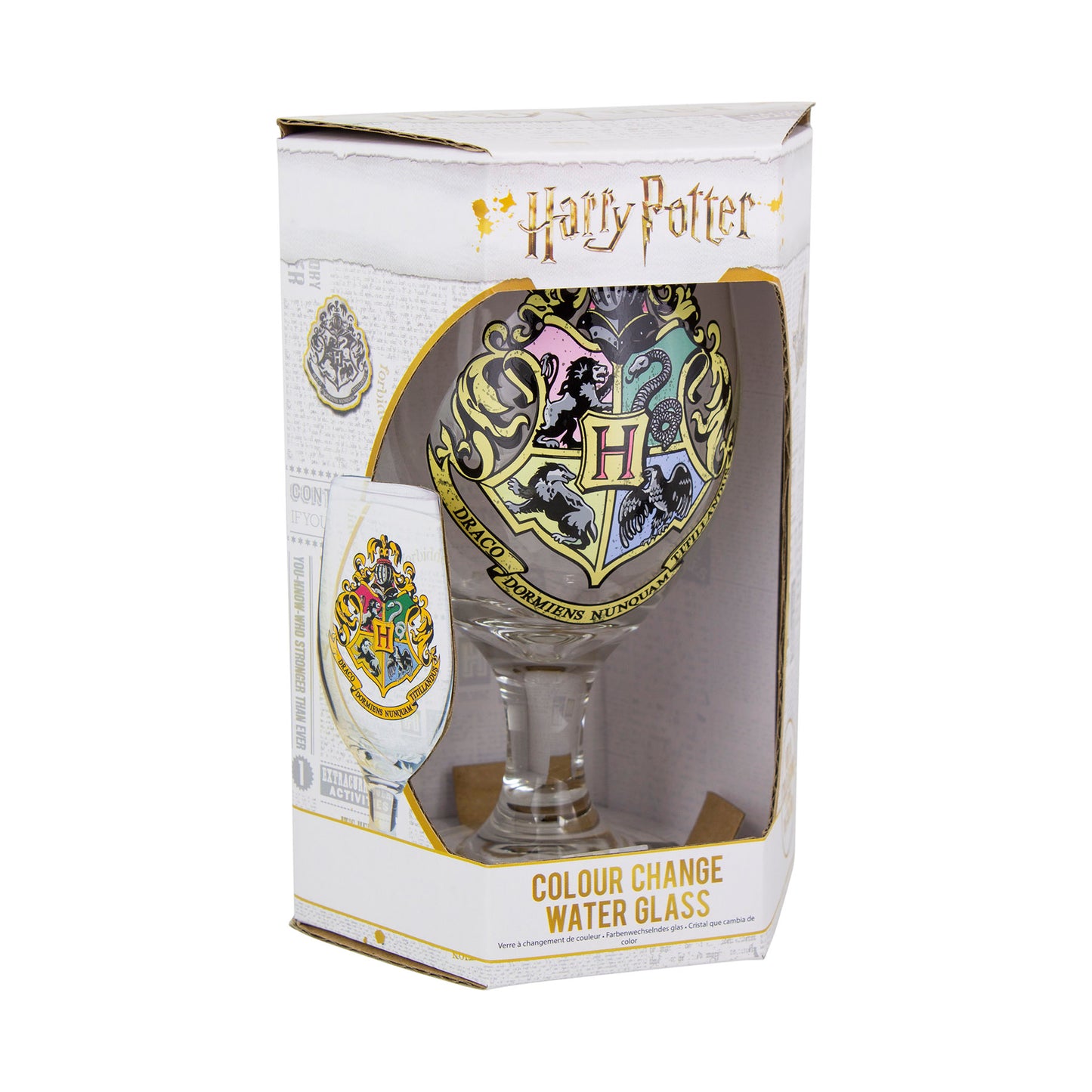 Harry Potter Gift Hogwarts Colour Change Water Wine Glass - Music Box Gift Ideas