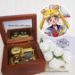 Sailor Moon Bishoujo Senshi Soundtrack Moon Light Densetsu 18-Note Music Box Gift (Wooden Clockwork) - Music Box Gift Ideas