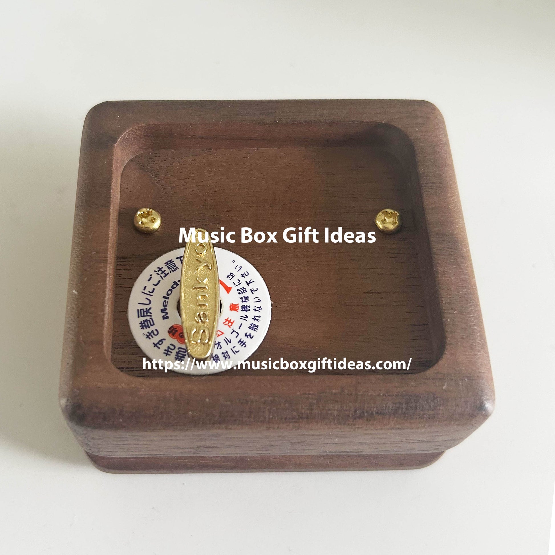 Princess Mononoke Legend of Ashitaka from Studio Ghibli 18-Note Music Box Gift (Wooden Clockwork) - Music Box Gift Ideas