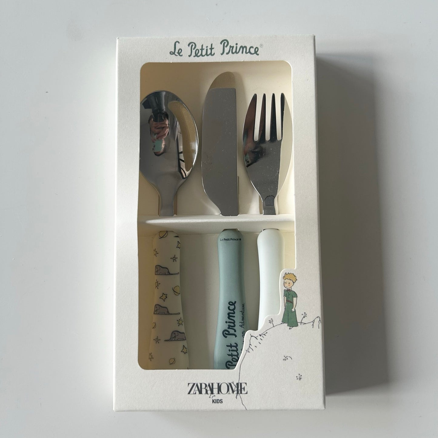Zara Kids Home The Little Prince 3 Pieces Cutlery Gift for Babies Toddlers 36M+