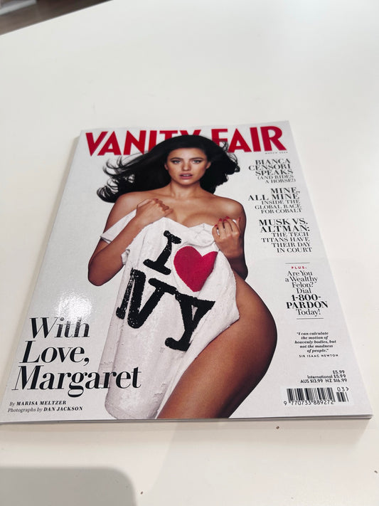 BRAND NEW Vanity Fair US March 2026 Margaret Qualley No 776