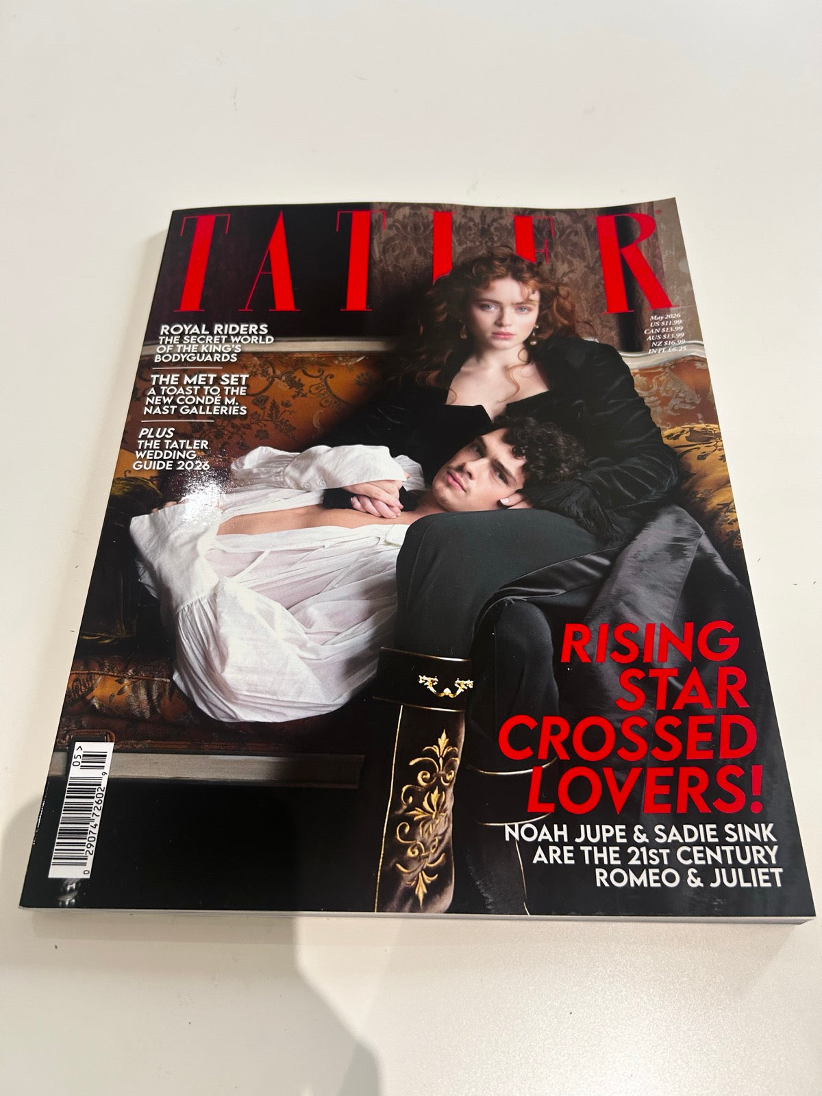 BRAND NEW Tatler Magazine UK May 2026 - Sadie Sink • Noah Jupe • Wedding Guide