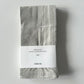 Zara Home 2-piece Napkins Windowpane Check Topstitched Light Green Gray