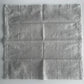 Zara Home 2-piece Napkins Windowpane Check Topstitched Light Green Gray