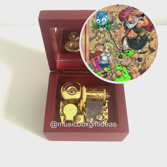Fairy Tail Snow Fairy Sankyo 18-Note Music Box Gift (Wooden Clockwork) – Music Box Gift Ideas