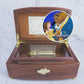 Personalized Disney Beauty and the Beast Tale As Old As Time 30-Note Wind-Up Music Box Gift (Wooden)