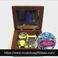 Disney Aladdin Soundtrack A Whole New World 18-Note Music Box Gift (Wooden Clockwork) - Music Box Gift Ideas