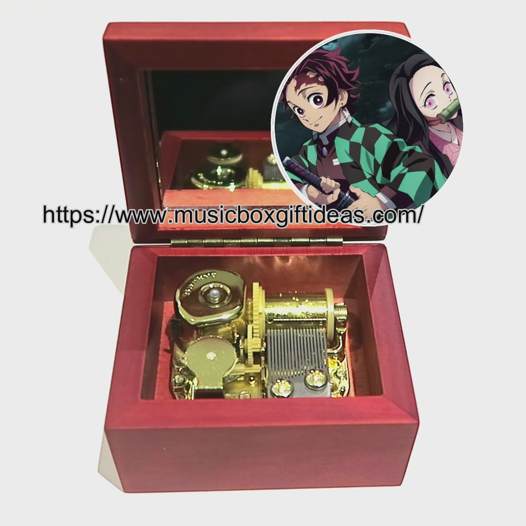 Demon Slayer 鬼滅之刃 Kamado Tanjiro no Uta 竈門炭治郎のうた Sankyo 18-note Music Box - Music Box Gift Ideas