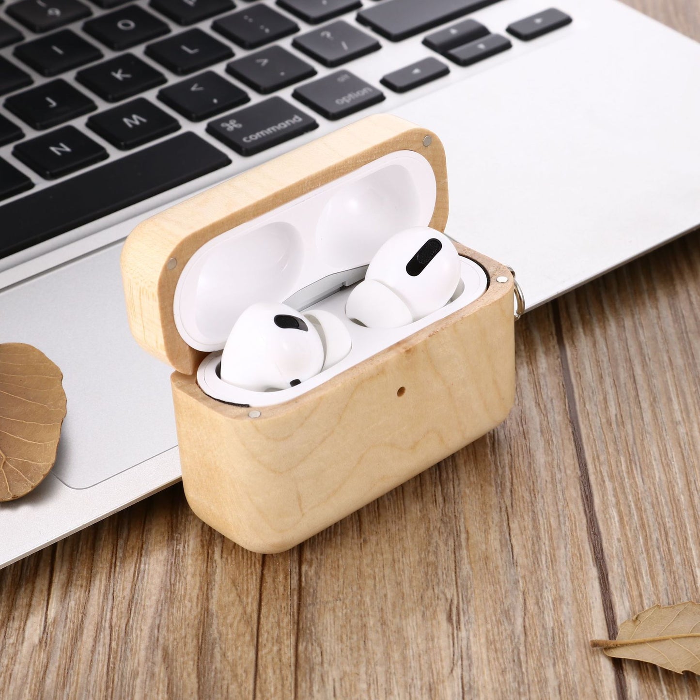 Personalized Apple AirPods Pro 3 Wooden Case (Engraving Possible) - Music Box Gift Ideas