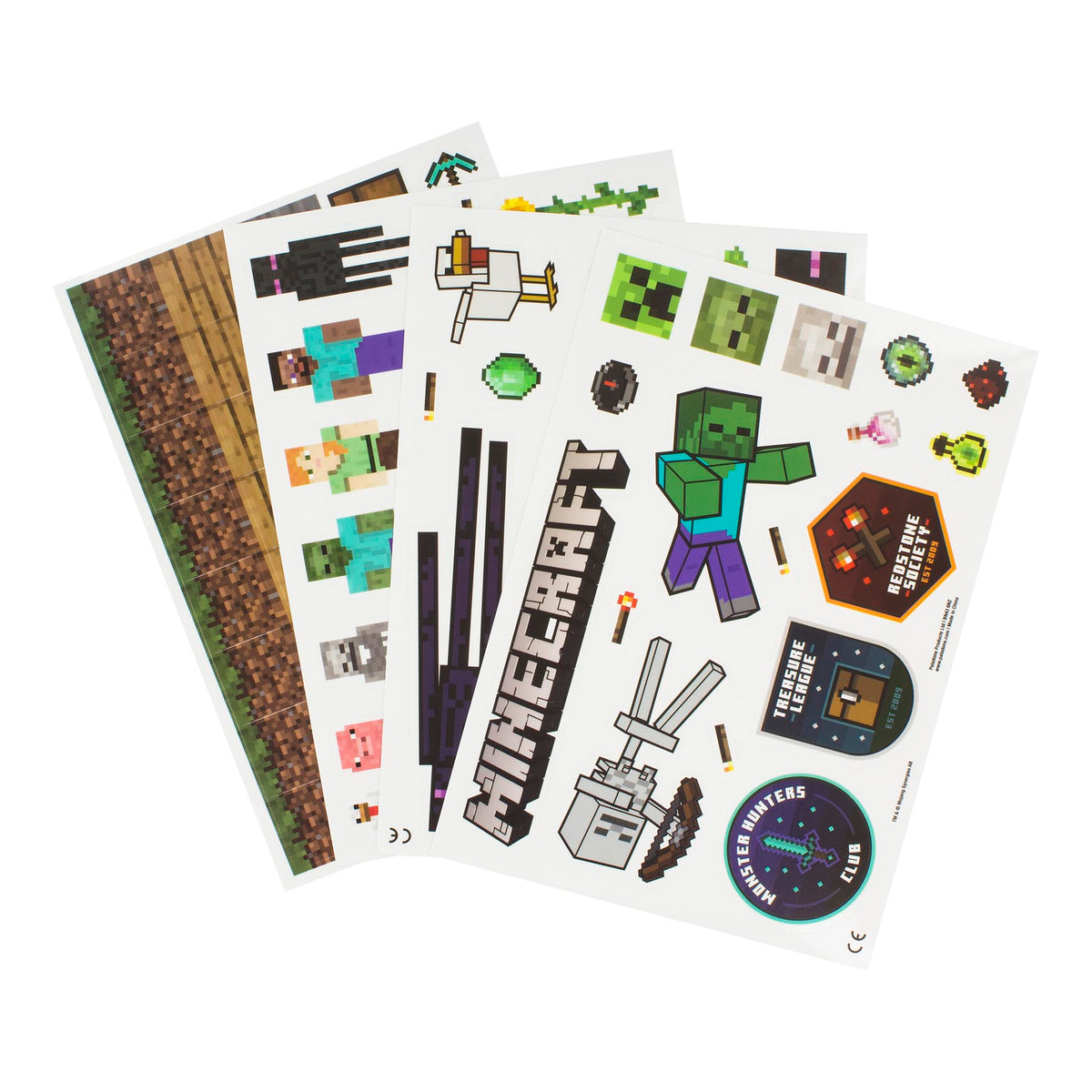 Minecraft Sticker Pad Minecraft Gift Laptop iPad Gadget Decals Sticker Skin – Music Box Gift ...
