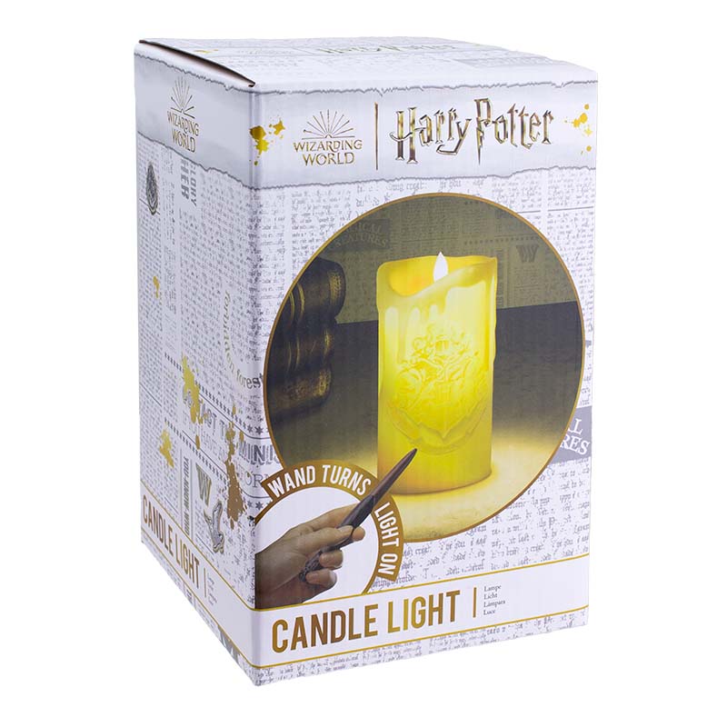 Harry Potter Gift Candle Light with Wand Remote Control Bedside Lamp - Music Box Gift Ideas